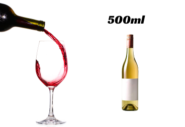 375ml and 500ml wine bottle 375ml and 500ml wine bottle